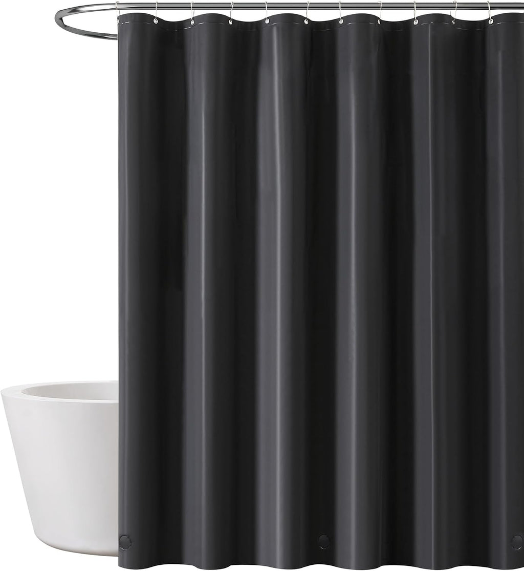 Black PEVA Shower Curtain Liner