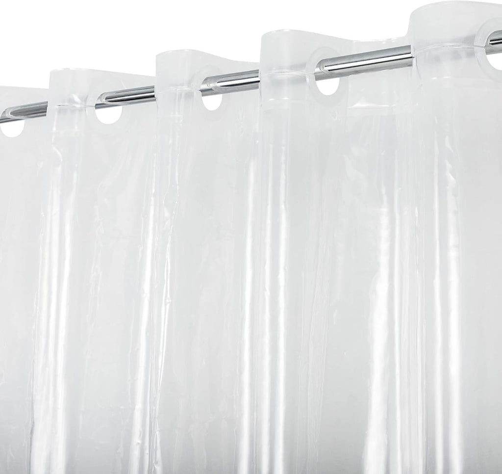 Clear Hookless 8G PEVA Shower Curtain Liner