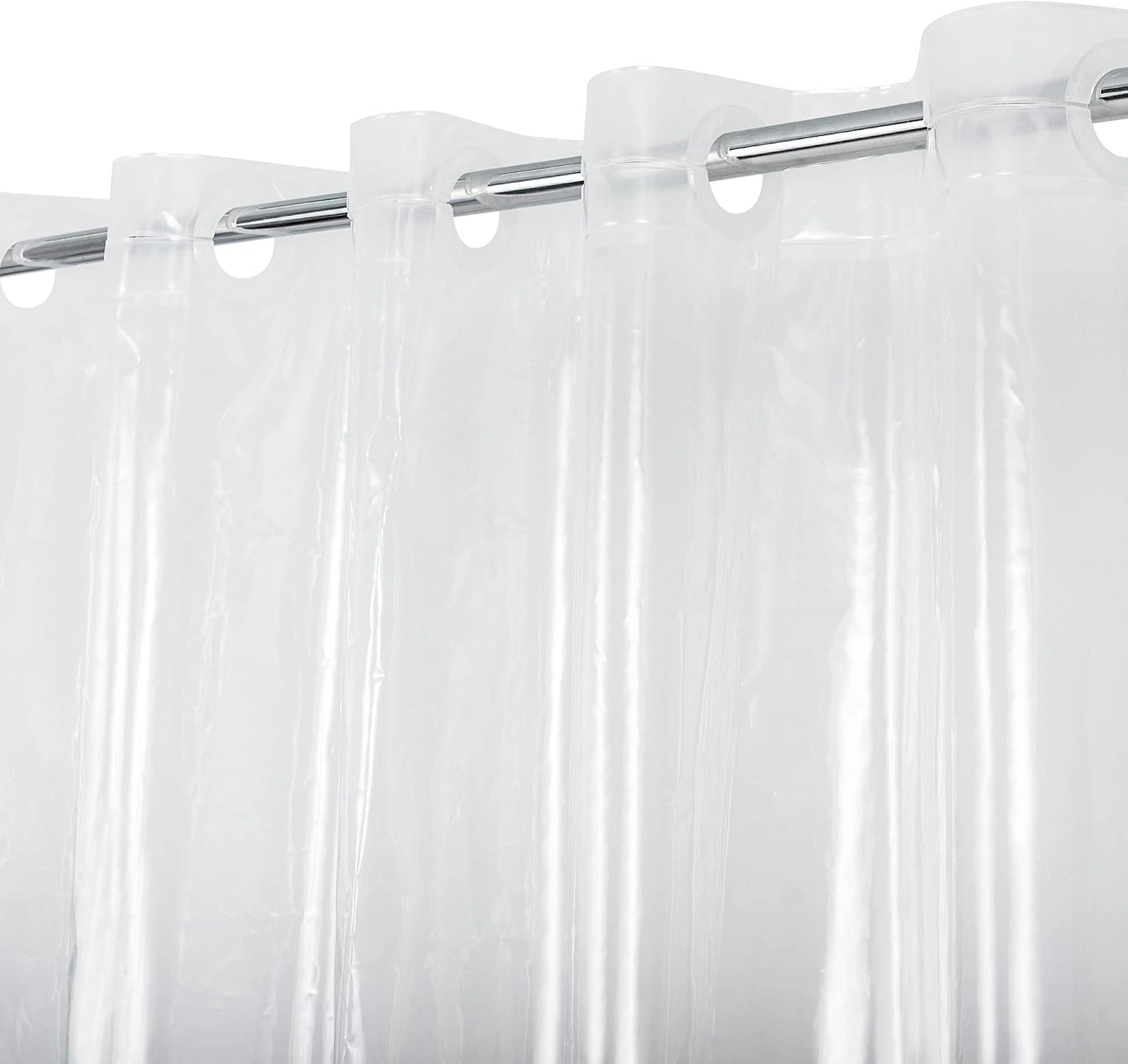 Clear Hookless 8G PEVA Shower Curtain Liner
