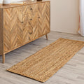 Braided Natural Jute Runner Rug