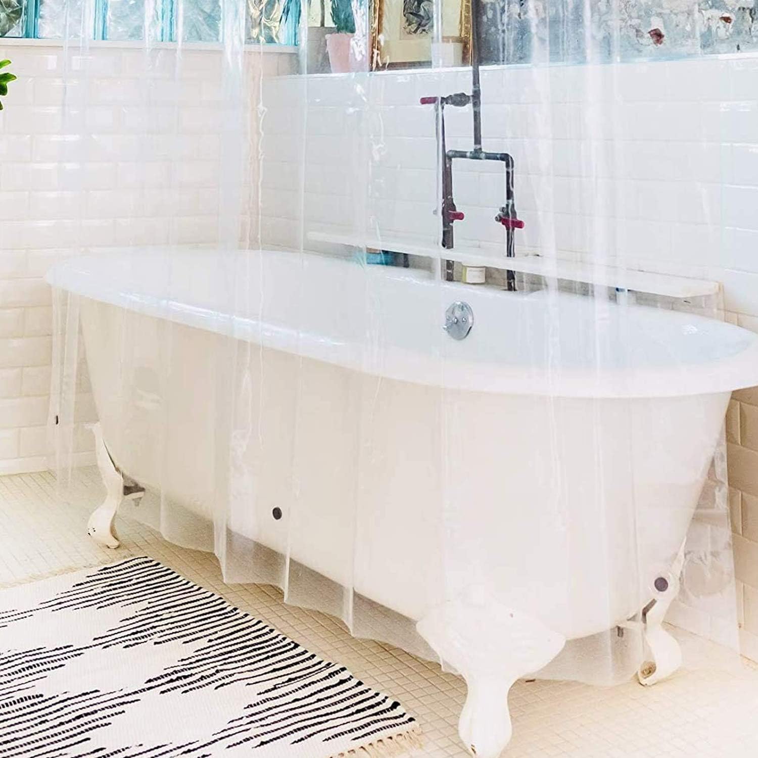 Clear PEVA Shower Curtain Liner