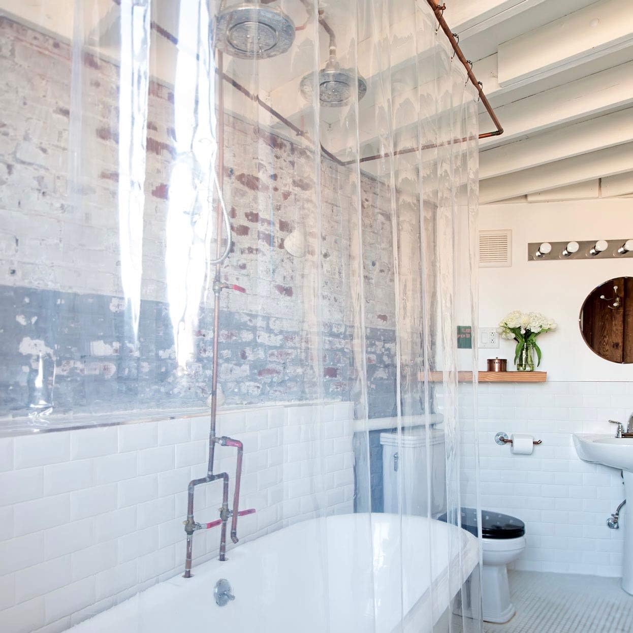Clear PEVA Shower Curtain Liner