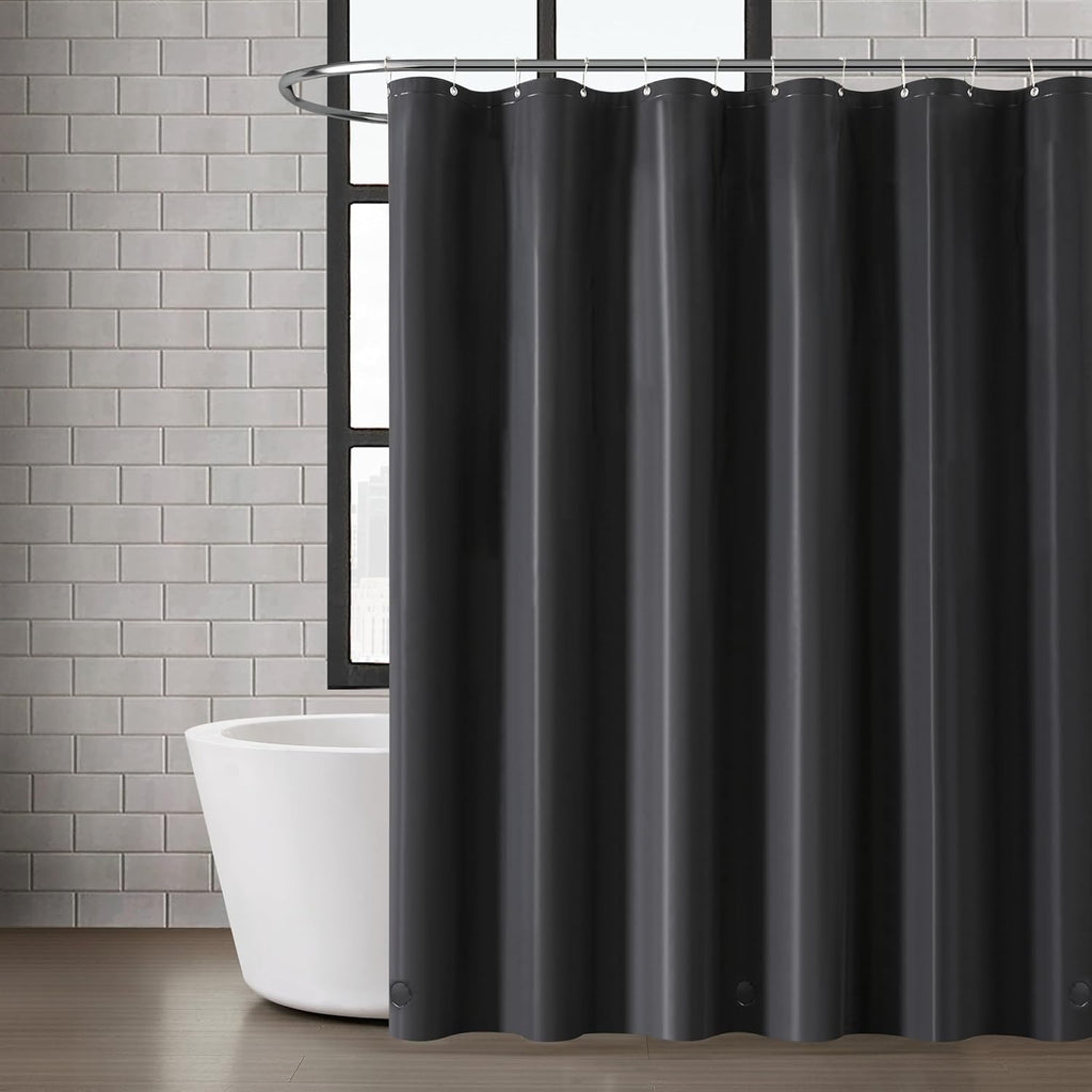 Black PEVA Shower Curtain Liner