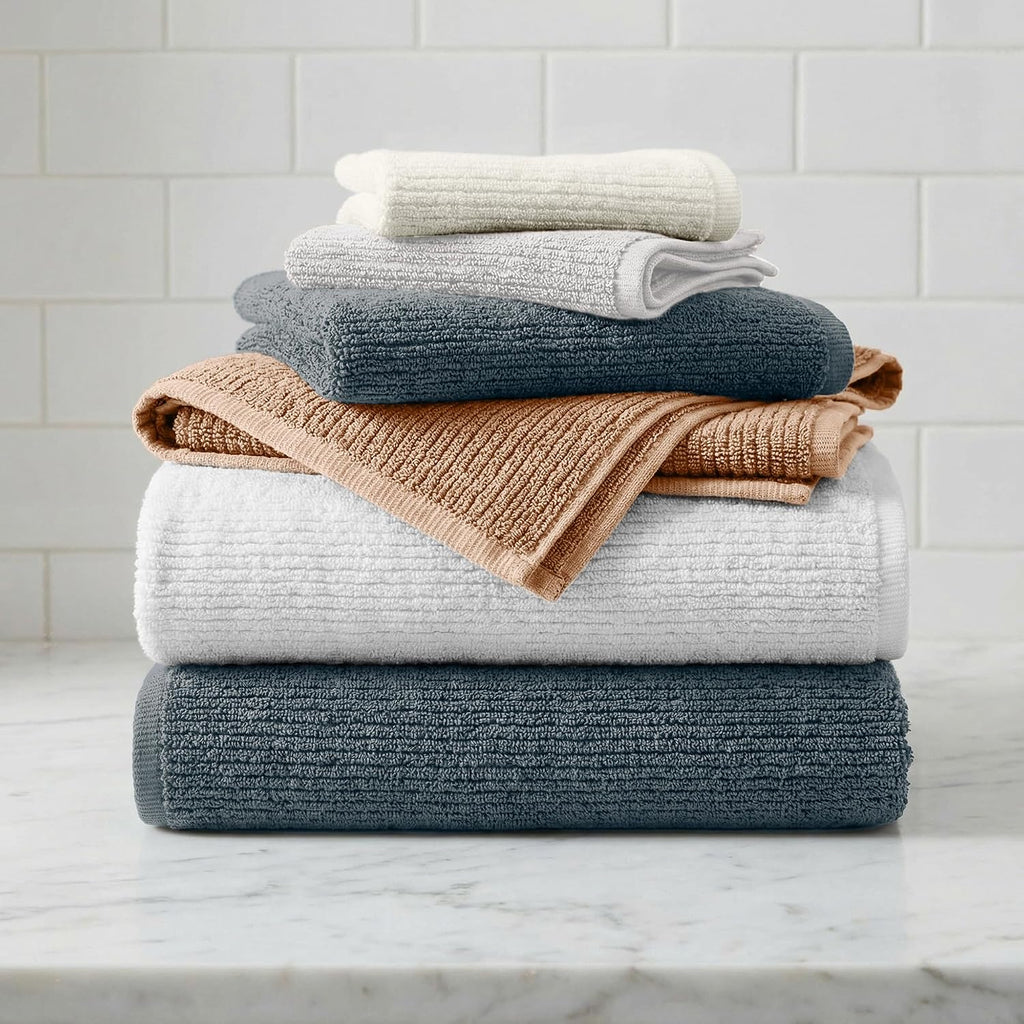Cream Zero Twist Turkish Cotton Towel Set