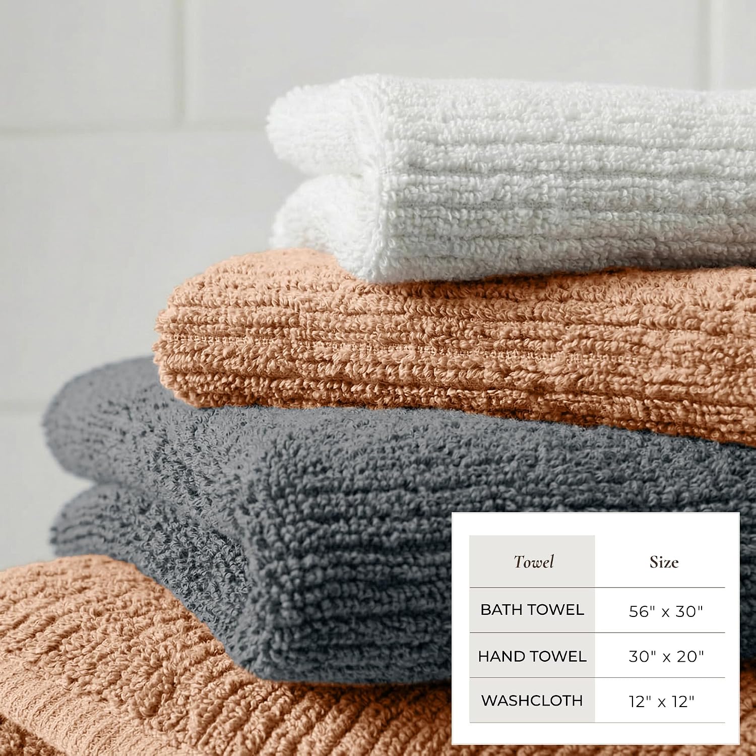 Cream Zero Twist Turkish Cotton Towel Set