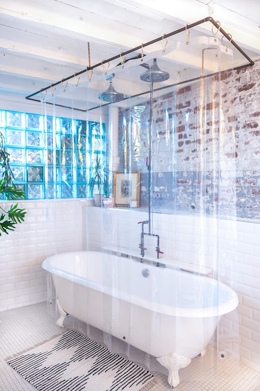 Clear PEVA Shower Curtain Liner