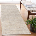 Braided Jute Cotton Runner Rug