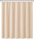 Waffle Weave Fabric Shower Curtain
