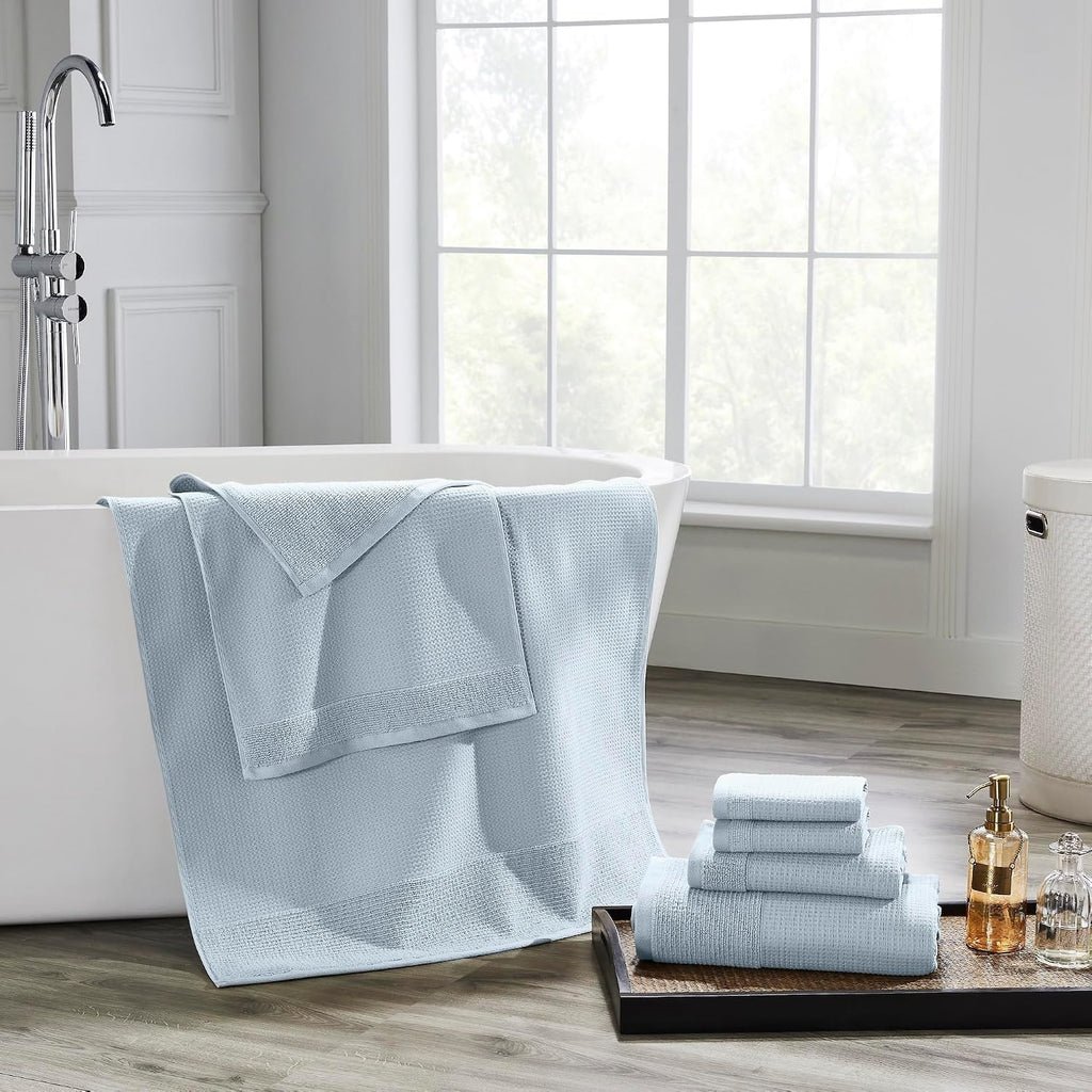 Air Waffle-Rib Cotton Towel Set