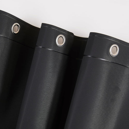 Black PEVA Shower Curtain Liner