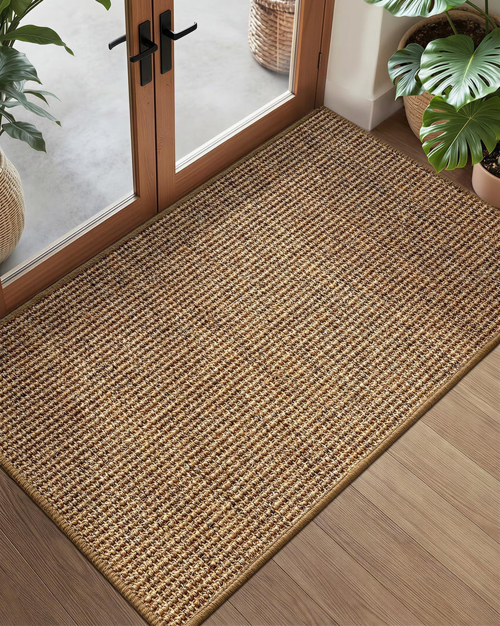 Handwoven Natural Jute Entry Rug