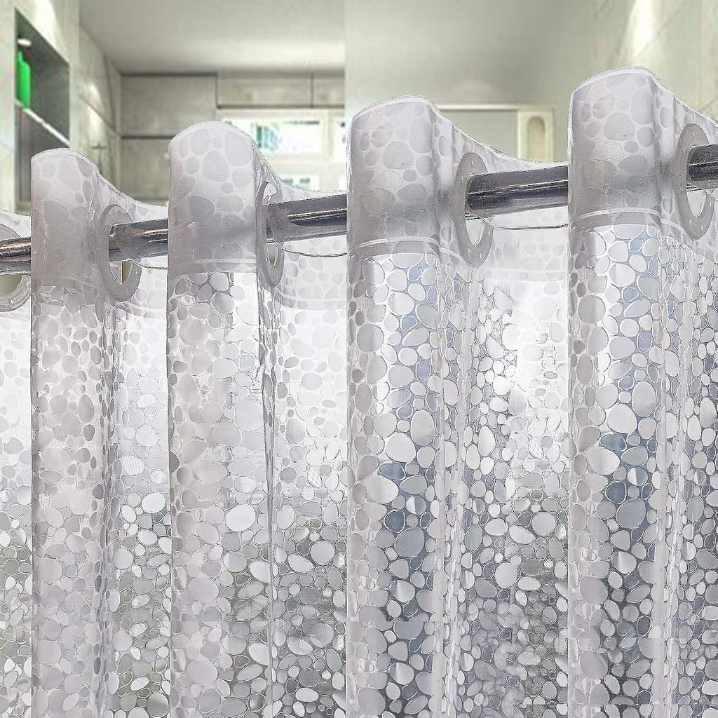 Soft Stone Hookless PEVA Shower Curtain Liner