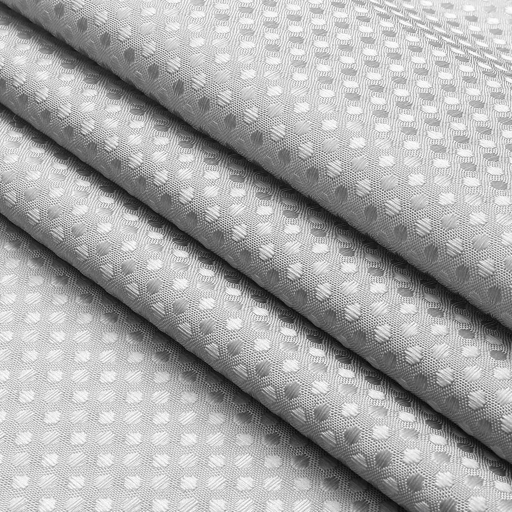 Ombre Grey Waffle Weave Shower Curtain